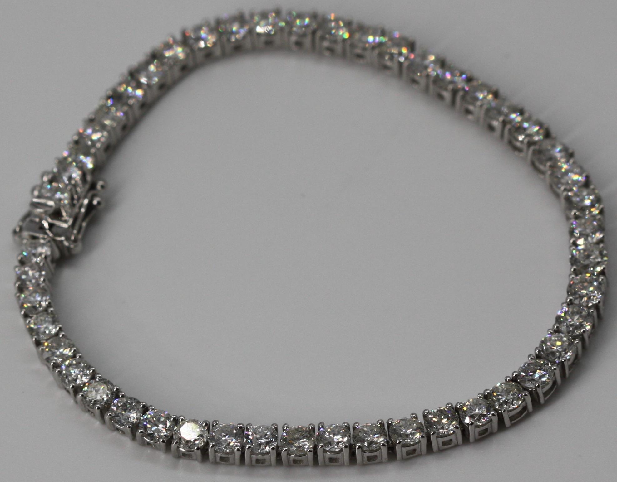 14K Gold Diamond Bracelet 4