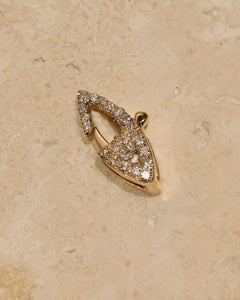 14k Gold Diamond Clasp Chain Enhancer by Series of Eleven