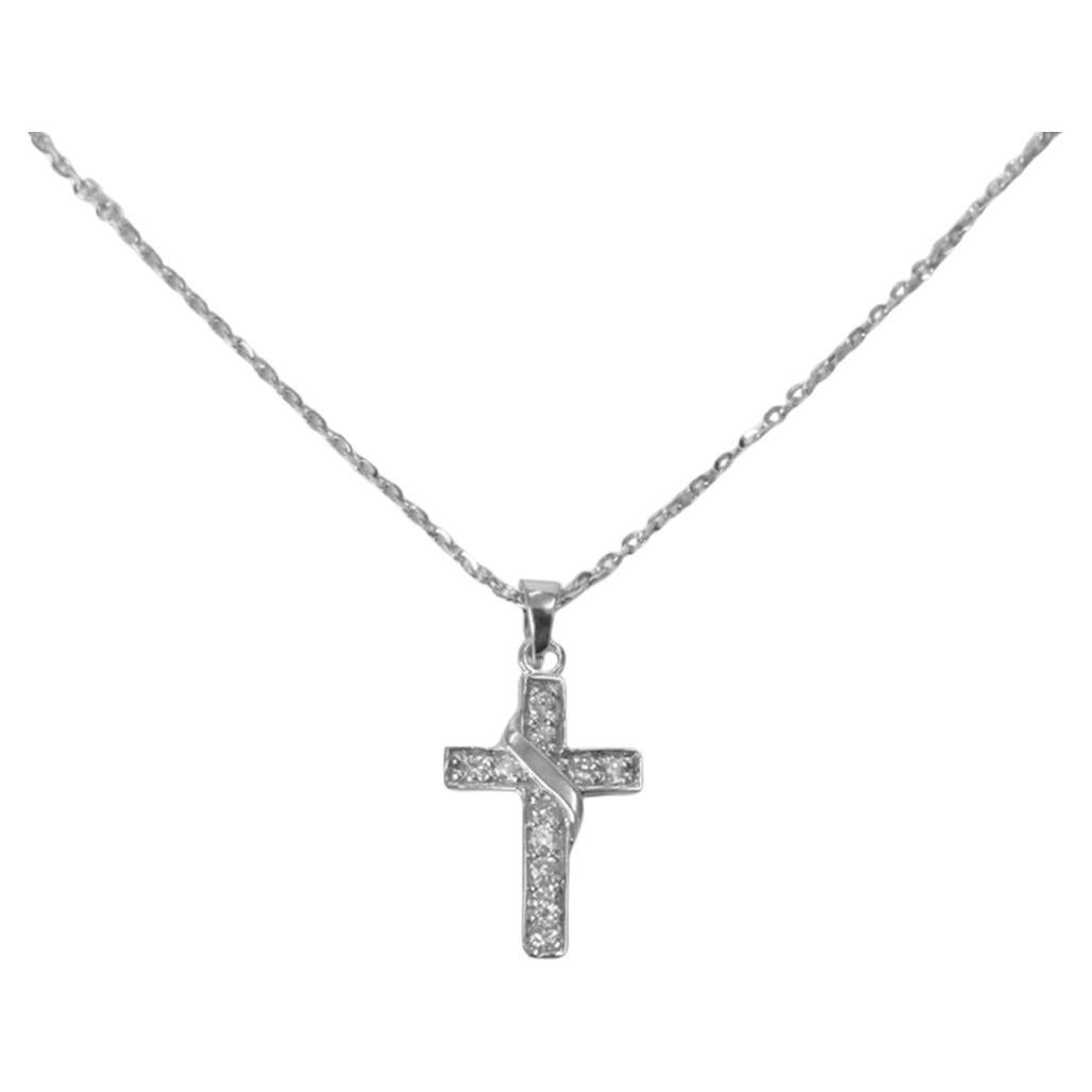 Diamond Cross Necklace is made of 14k solid gold available in three colors, White Gold / Rose Gold / Yellow Gold.

Lightweight and gorgeous natural genuine round cut diamond. Each diamond is hand selected by me to ensure quality and set by a master