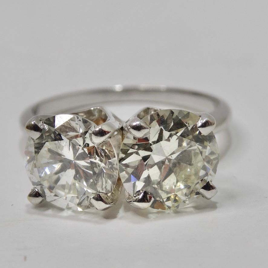 Verlobungsring aus 14 Karat Gold mit Diamanten 3