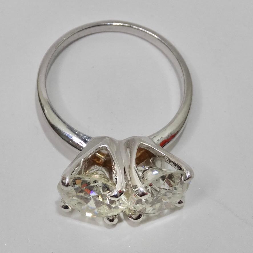 Verlobungsring aus 14 Karat Gold mit Diamanten im Zustand „Hervorragend“ im Angebot in Scottsdale, AZ