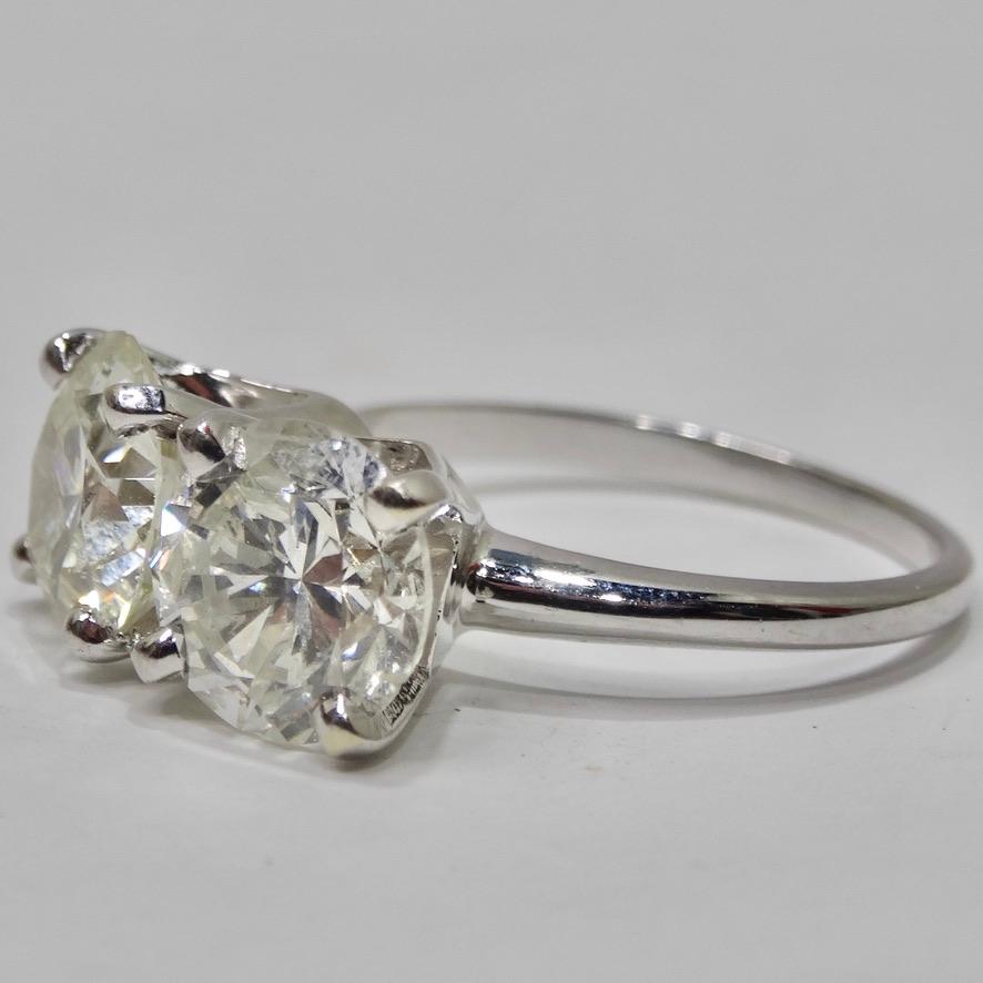 14K Gold Diamond Engagement Ring For Sale 2