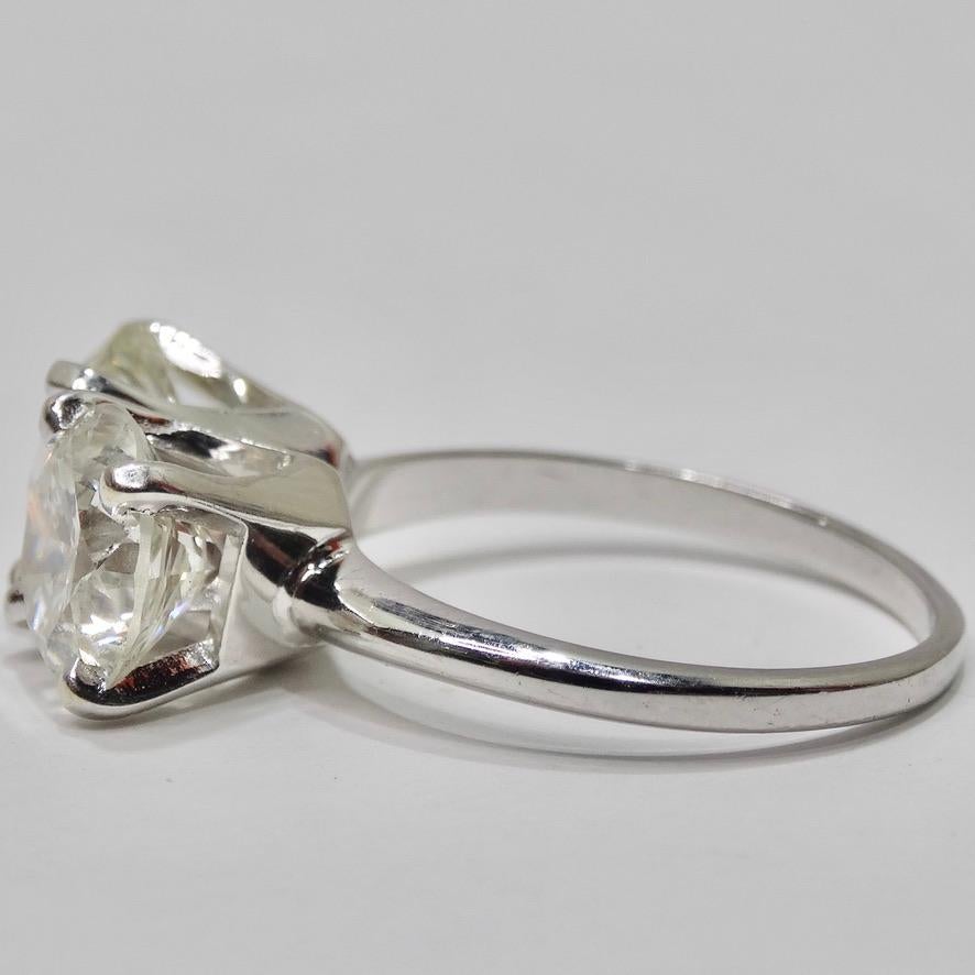 14K Gold Diamond Engagement Ring For Sale 3