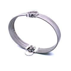 Bracciale flessibile in oro e diamanti da 0,20 carati (14 carati)