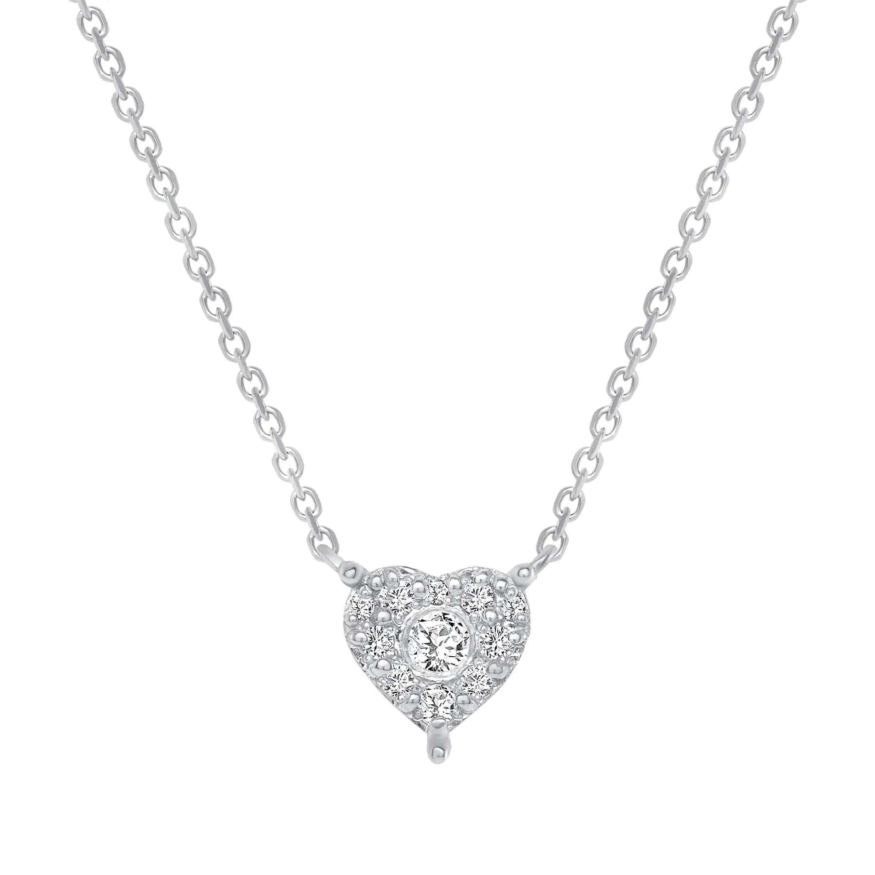 Taylor's Diamond Heart Necklace In New Condition For Sale In Los Angeles, CA