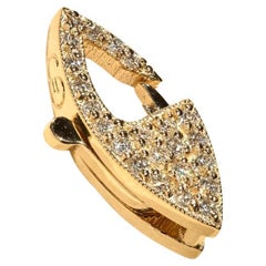 Chaîne de renforcement en or 14k avec fermoir de type homard et diamant