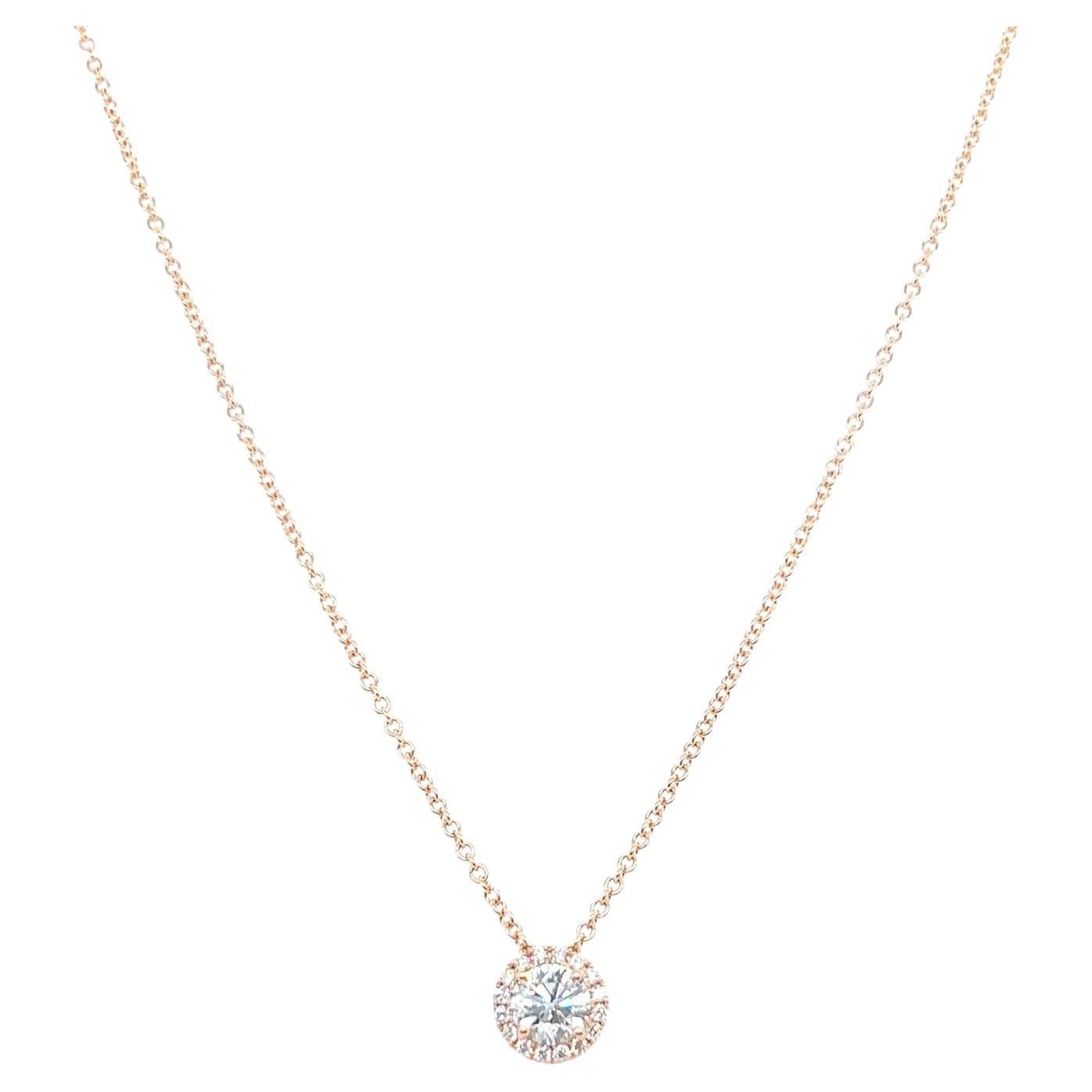Harmony's Diamond Pendant Necklace For Sale