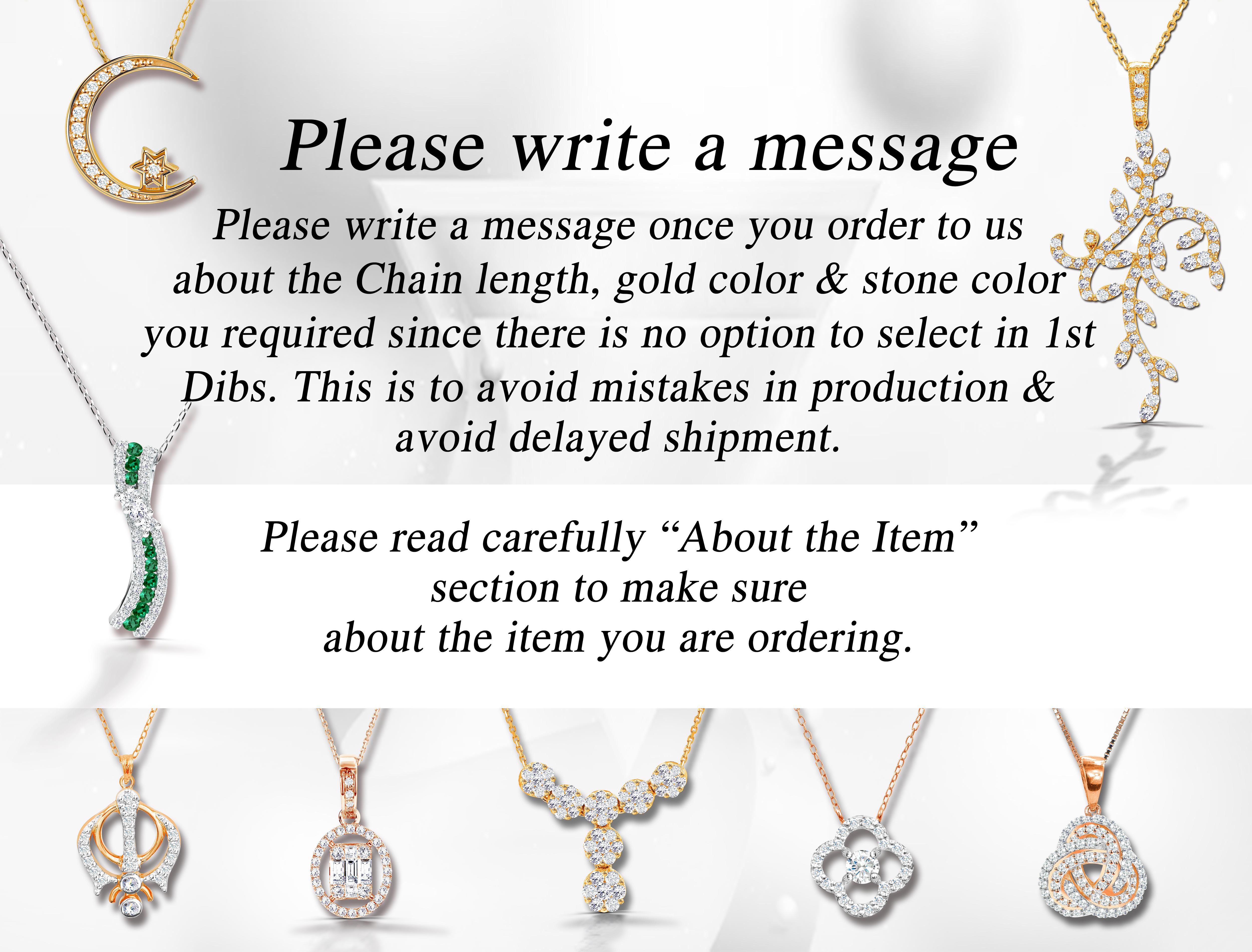 14k Gold Diamond Teddy Bear Charm Necklace For Sale 3