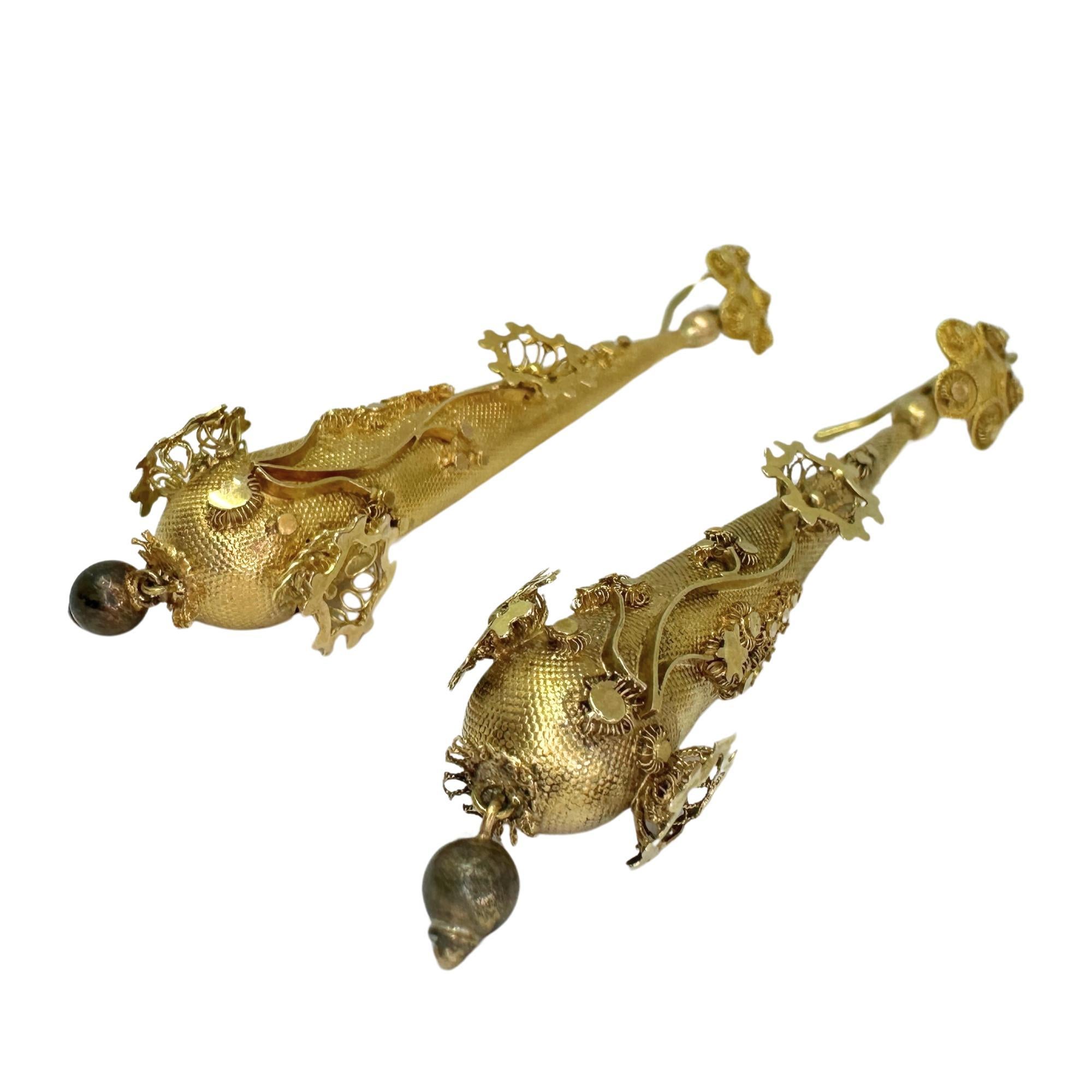 Donna Orecchini in oro 14k in vendita