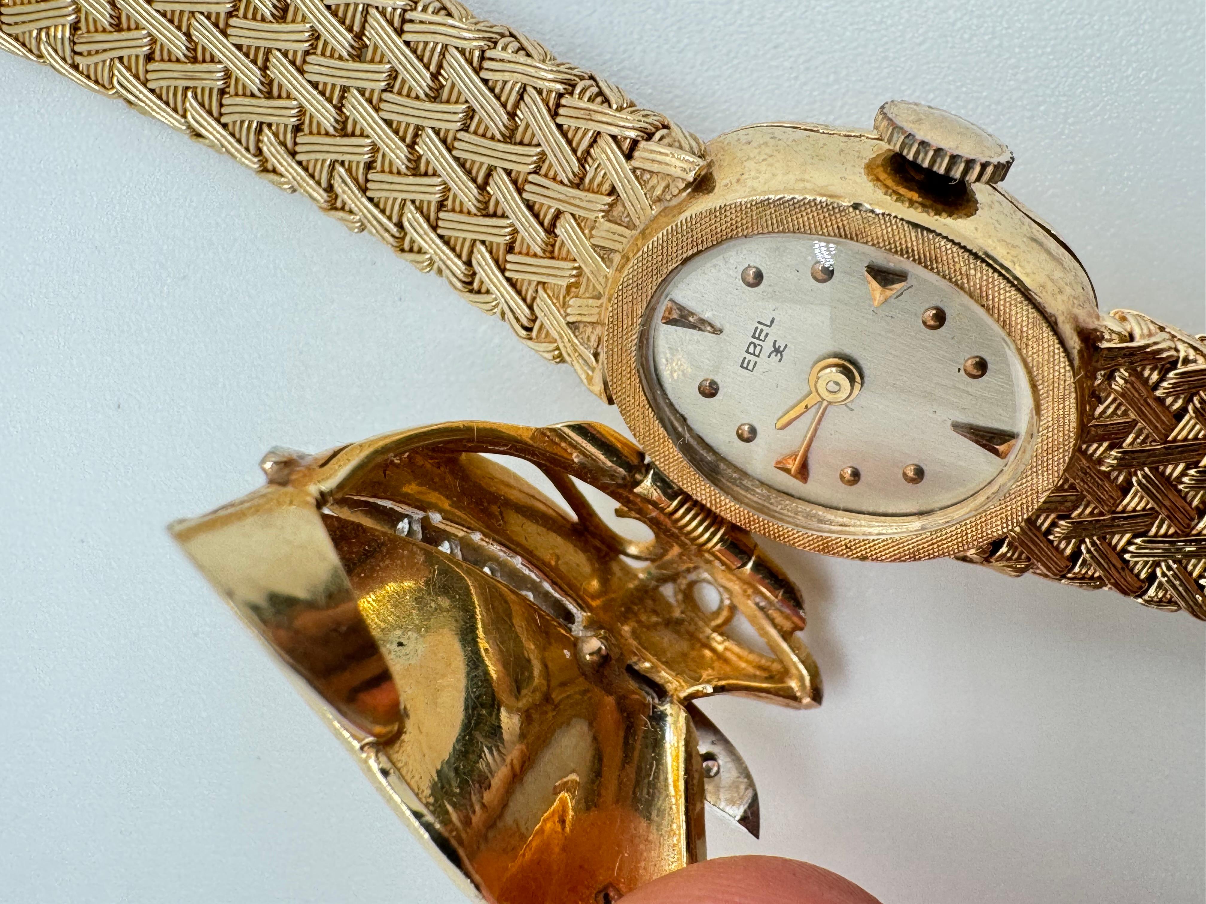 Montre Ebel en or 14K en vente 3