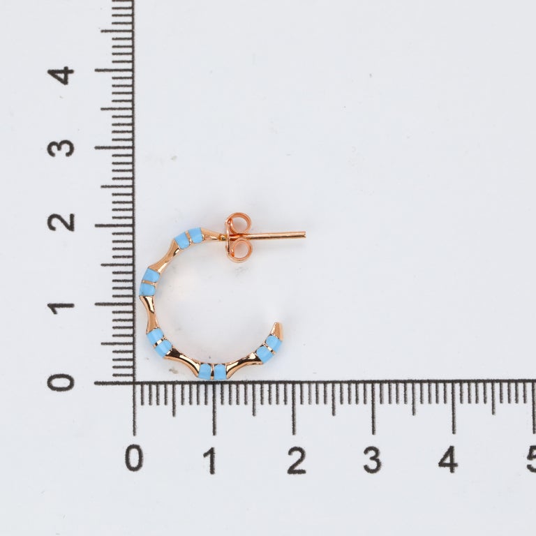 Textured Polished C-Hoop Earrings main image 1