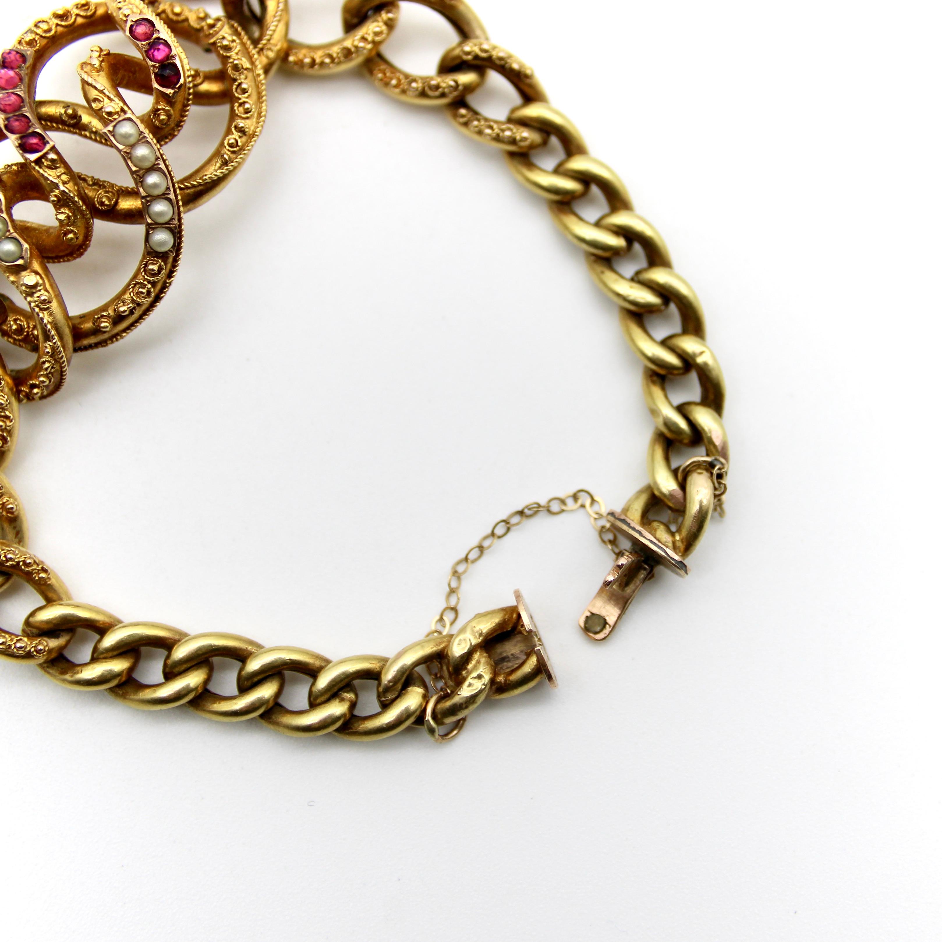 solid gold knot bracelet