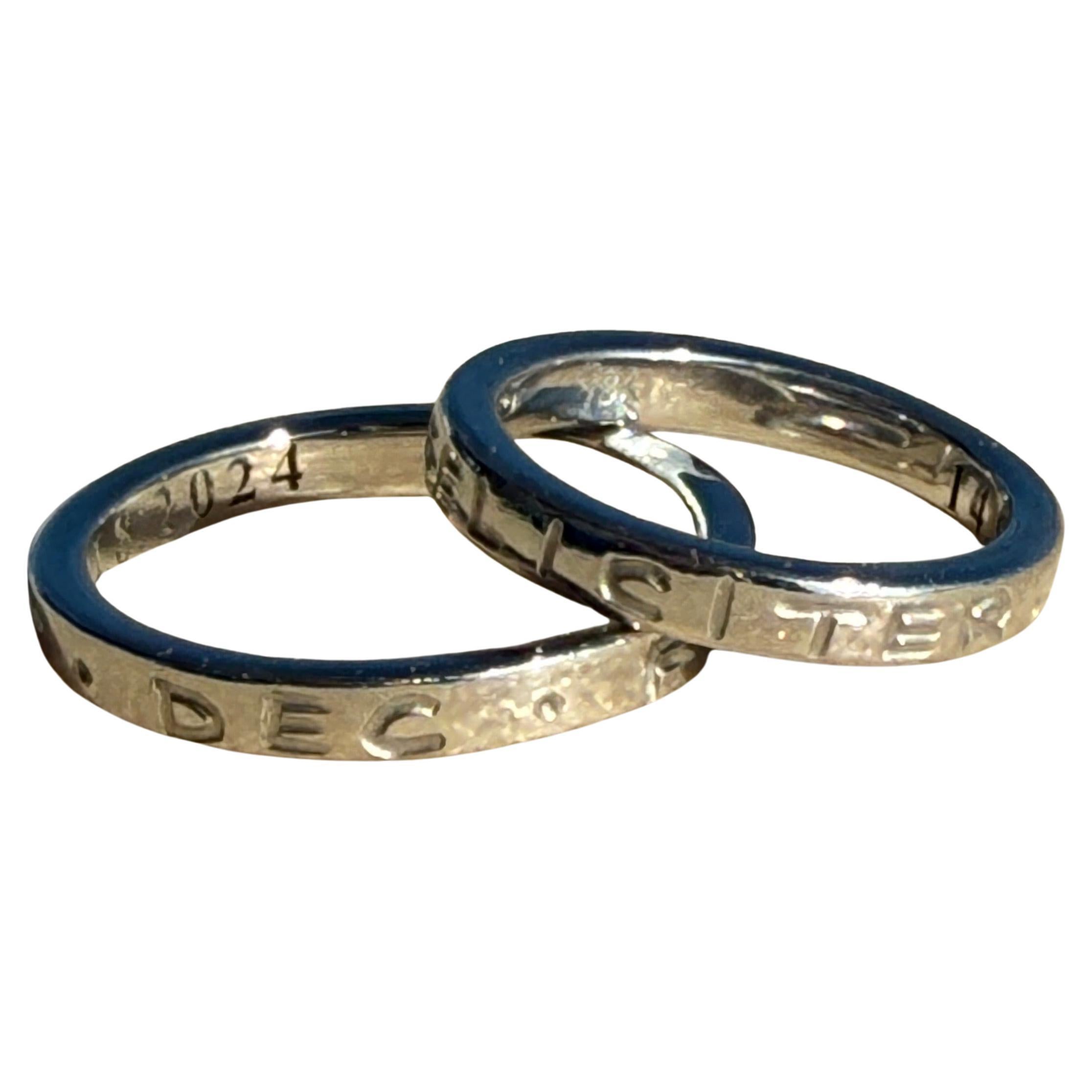 En vente :  Bandeau d'anniversaire FELICITER en or 14K