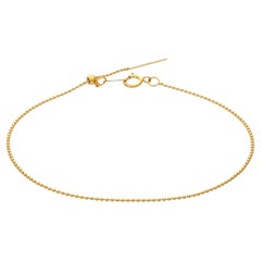 14k Gold Filled Add-A-Bead Bead Chain Bracelet