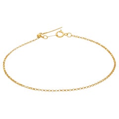 14k Gold Filled Add-A-Bead Rolo Chain Bracelet