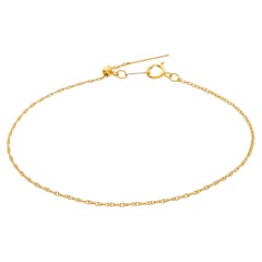 14k Gold Filled Add-A-Bead Rope Chain Bracelet