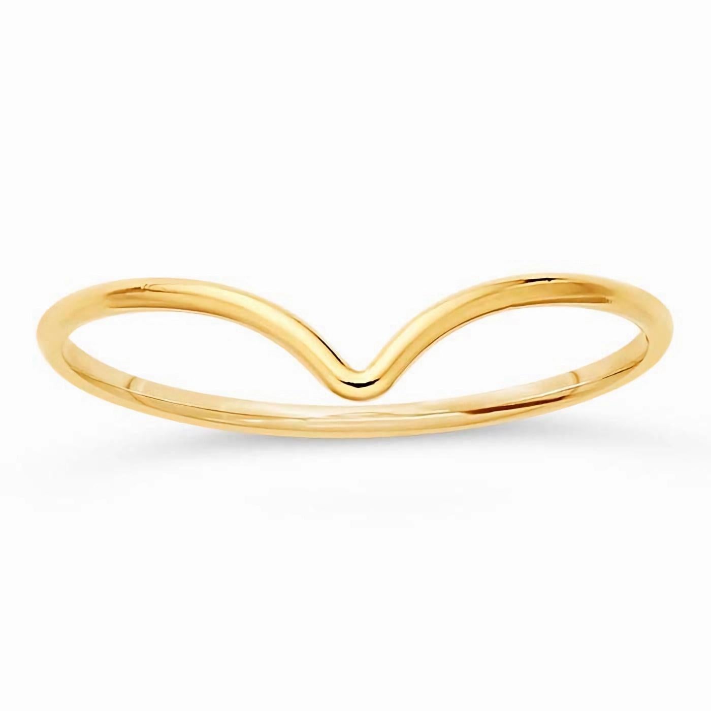 Anello Chevron in oro 14k In condizioni Nuovo in vendita a Brooklyn, NY