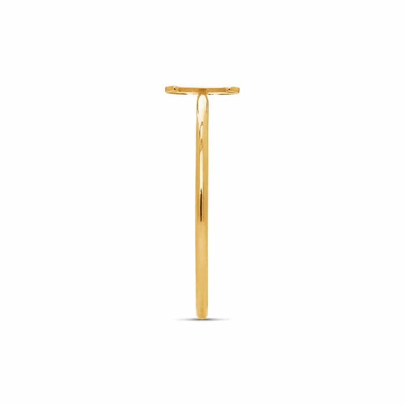 This 14/20 yellow gold-filled ring features a crescent moon accent and a bright finish, making it attractive on its own or stacked with other rings.
 

Attributes:
Metal Type: Gold-filled
Karat: 14/20
Metal Color: Yellow
Ring Type: Fashion
Ring