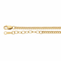14k Gold Filled Curb Chain Bracelet
