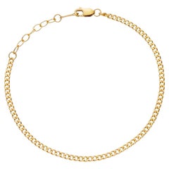 14k Gold Filled Curb Chain Bracelet