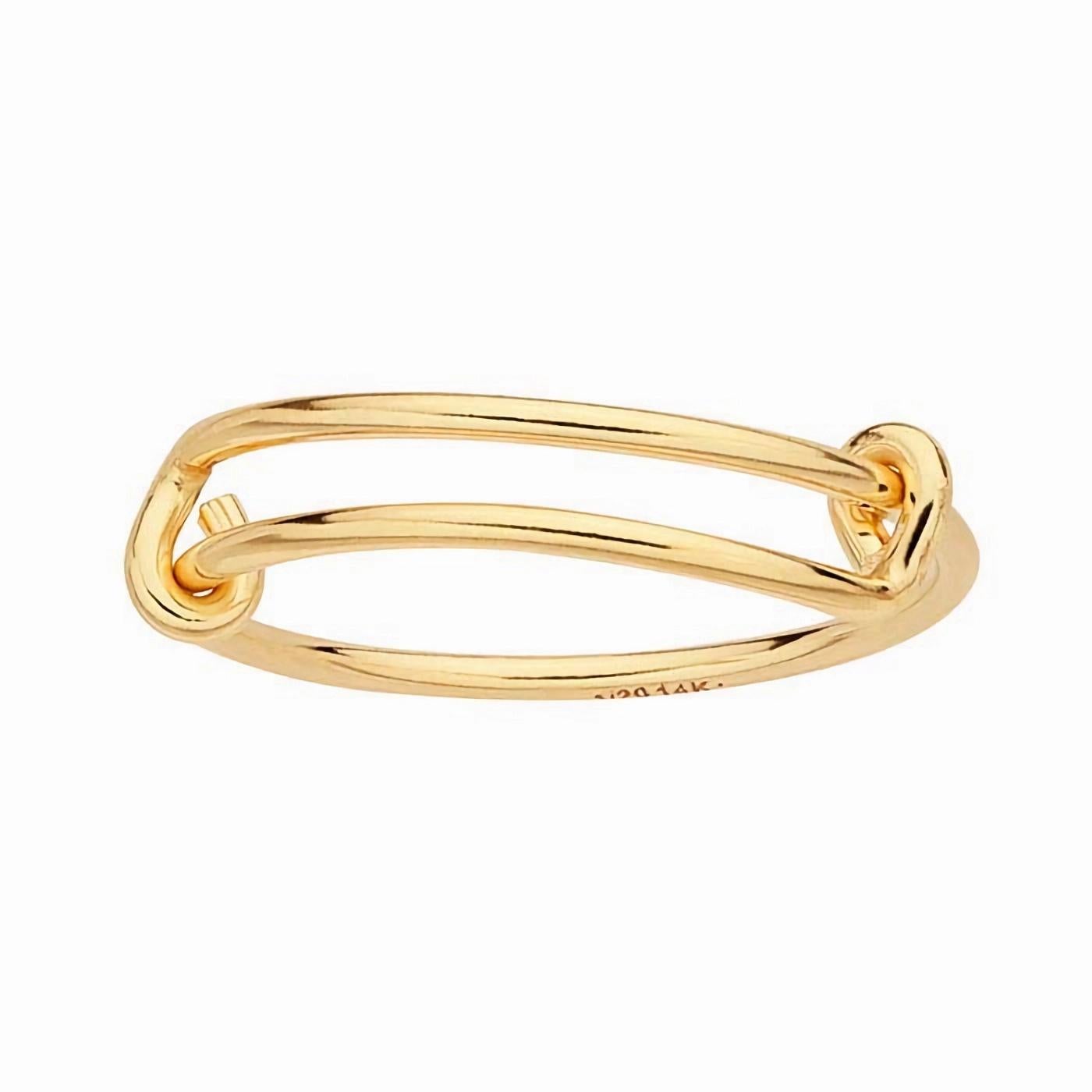 Modern 14k Gold Filled Expandable Wrap Ring For Sale