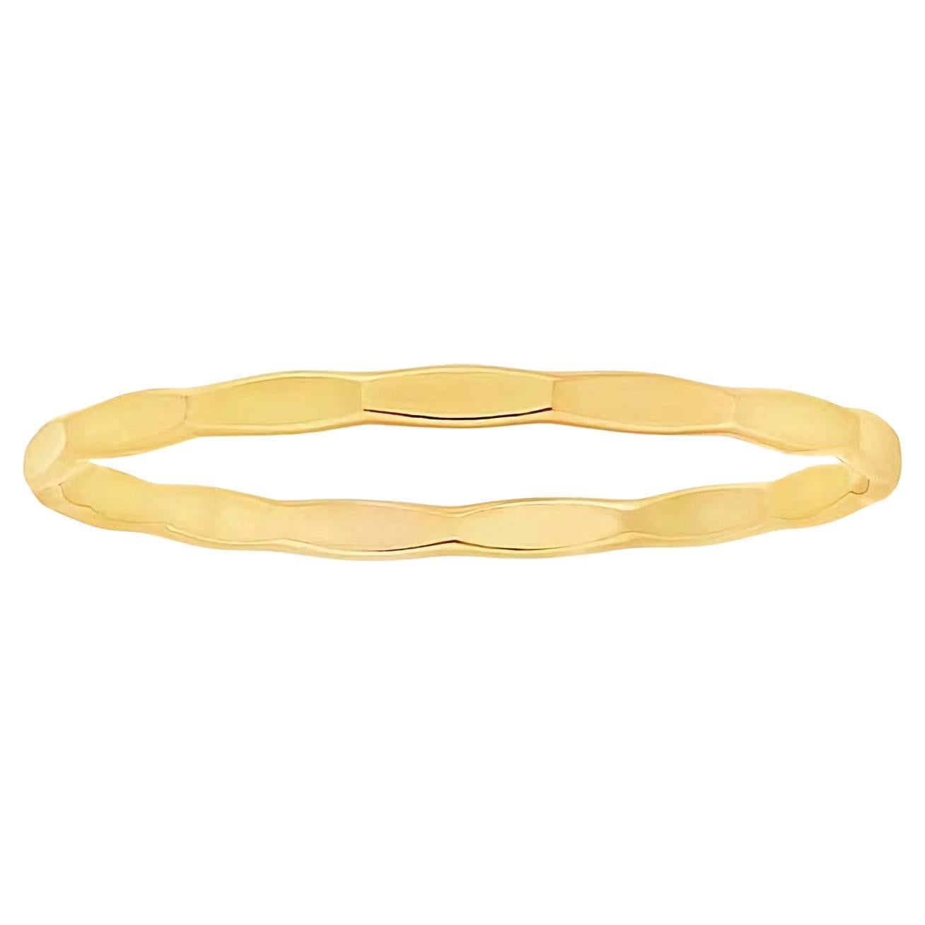 14k Gold Filled Faceted Ring