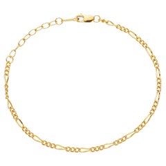 14k Gold Filled Figaro Chain Bracelet