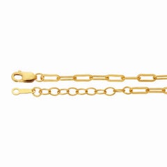 14k Gold Filled Flat Oval Cable Chain Bracelet 4mm