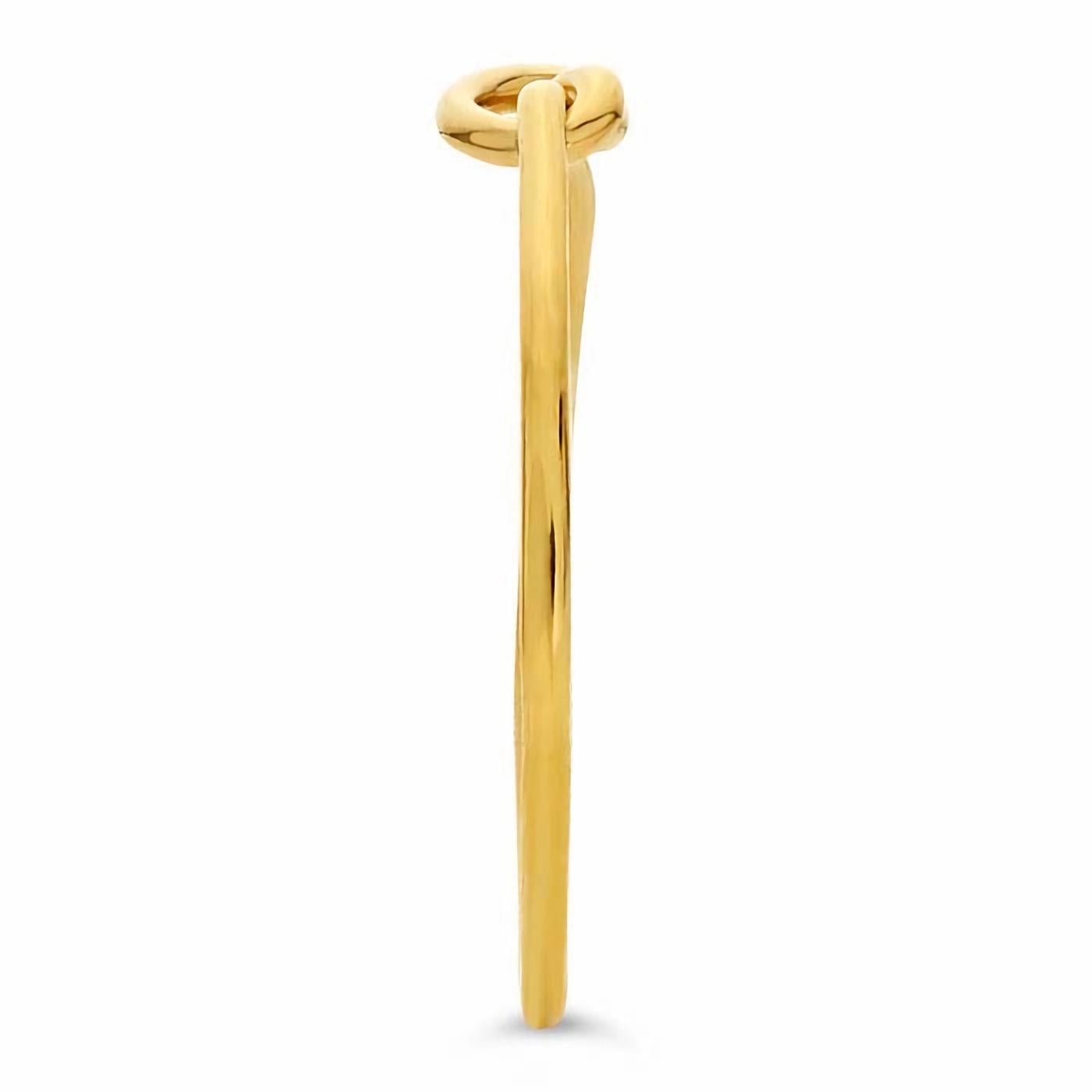 Modern 14k Gold Filled Love Knot Ring For Sale