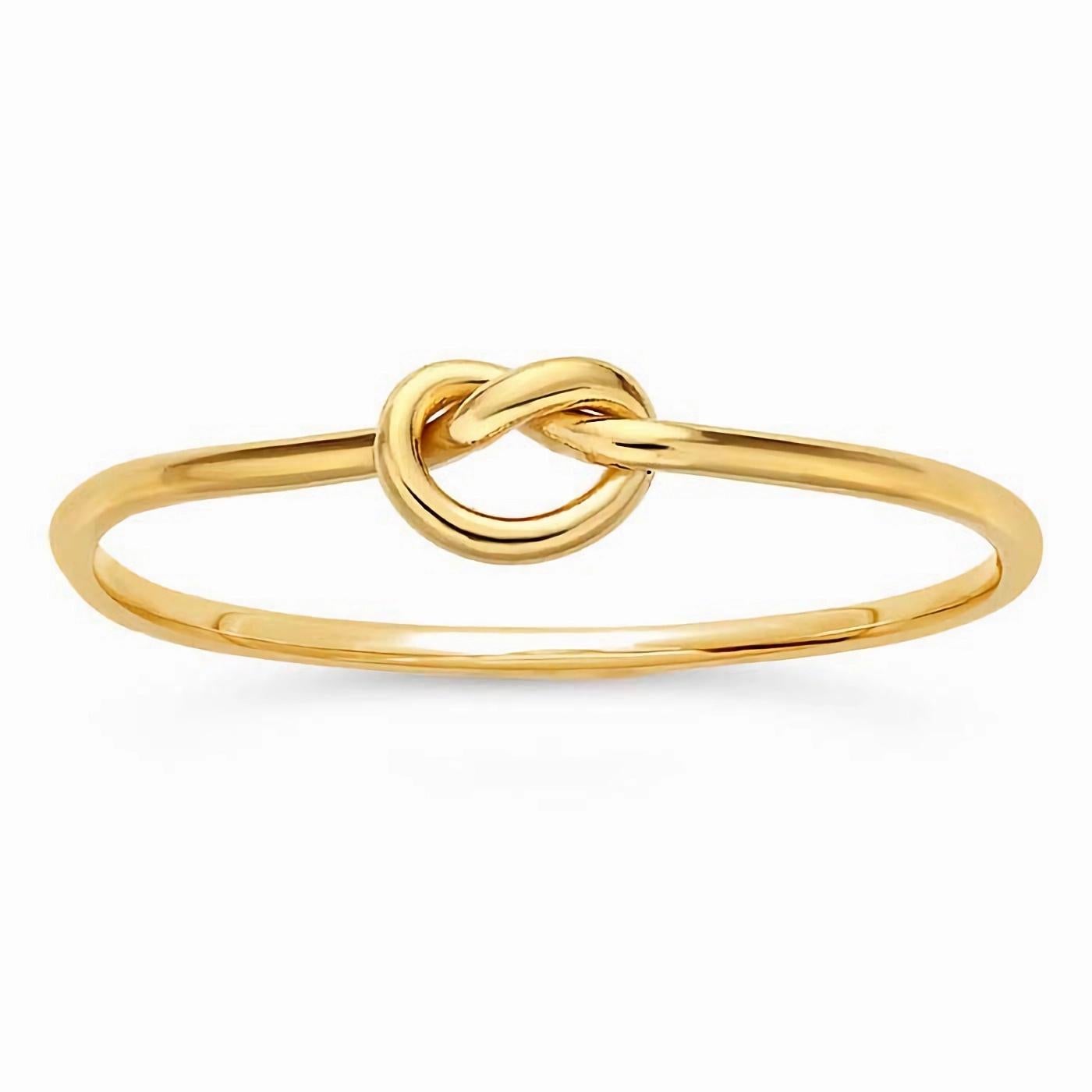 14k Gold Filled Love Knot Ring In New Condition For Sale In Brooklyn, NY