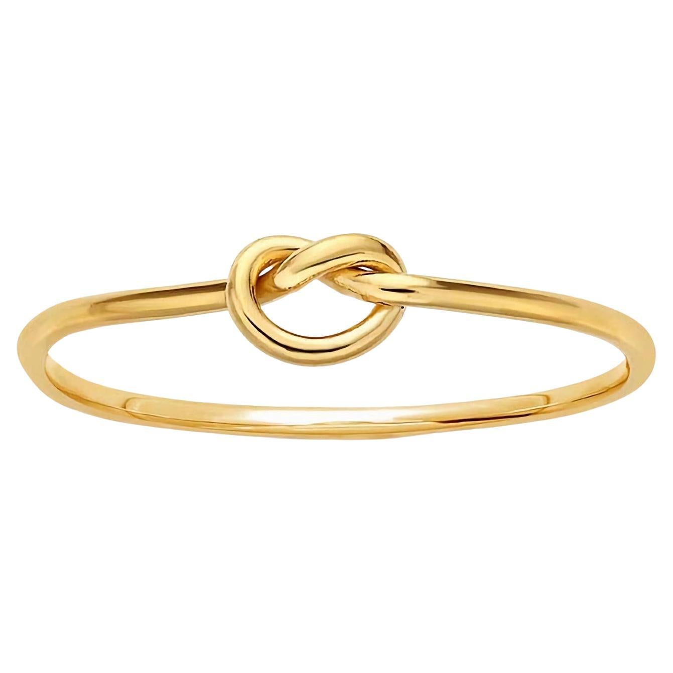 14k Gold gefüllter Love Knot-Ring