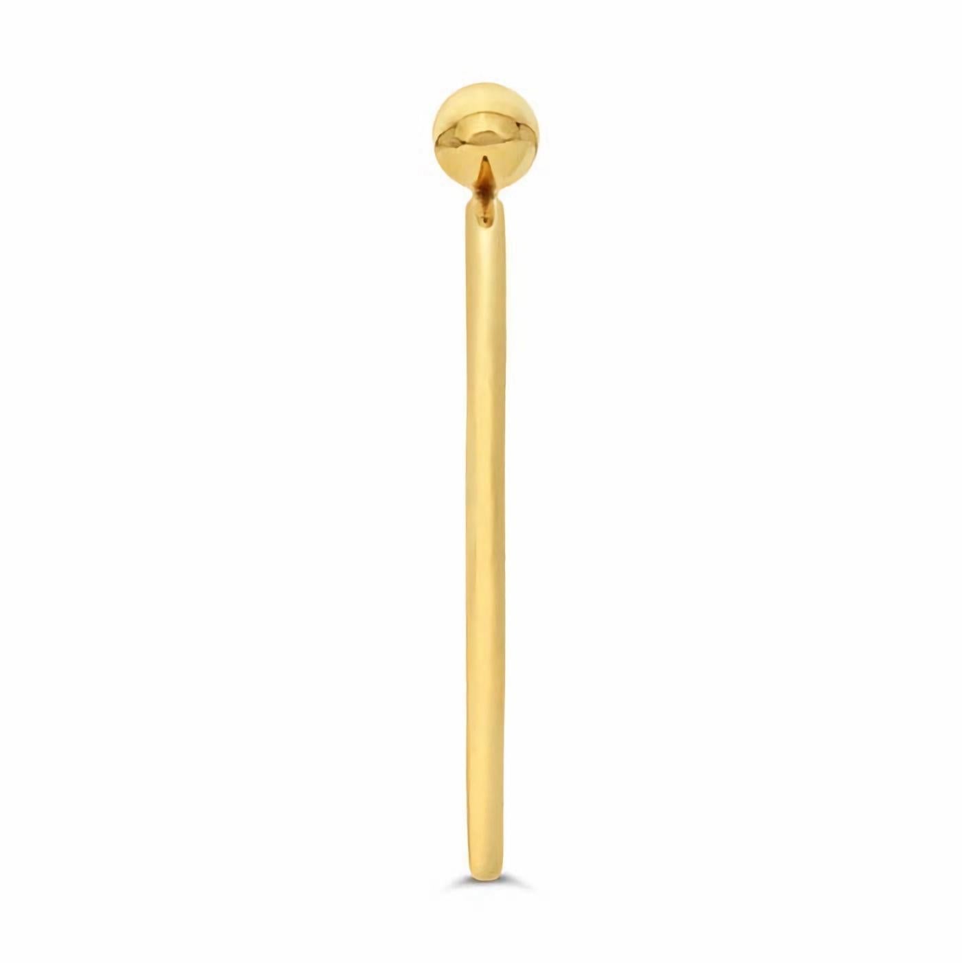 Modern 14k Gold Filled Mini Ball Ring For Sale