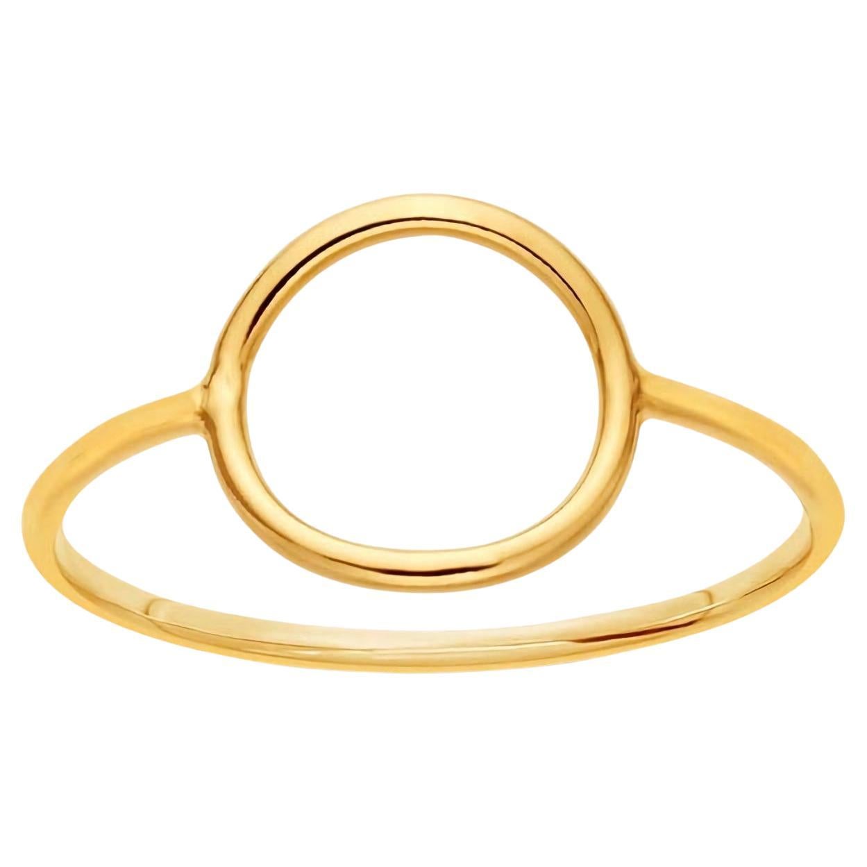 14k Gold Filled Open Circle Ring For Sale