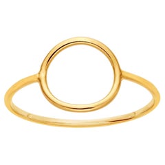 14k Gold Filled Open Circle Ring