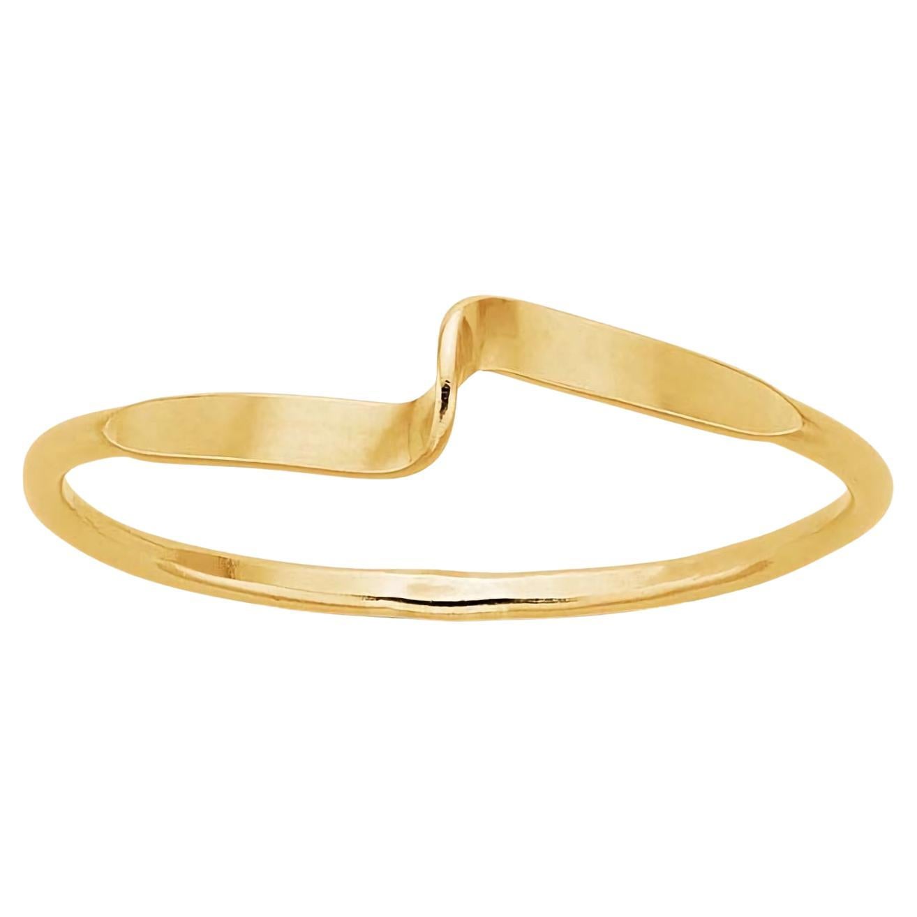 14k Gold Filled Single Twist Ring