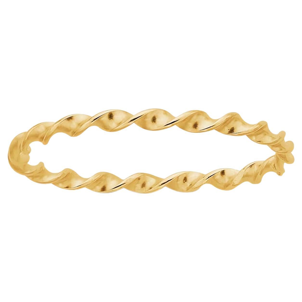 14k Gold Filled Twist 1.6mm Ring