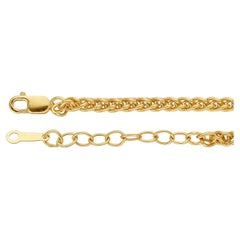 14k Gold Filled Wheat Chain Bracelet