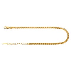 14k Gold Filled Wheat Chain Bracelet