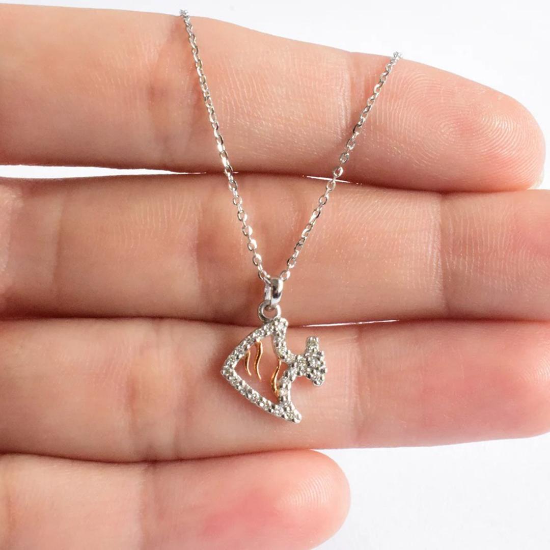 lucky fish necklace