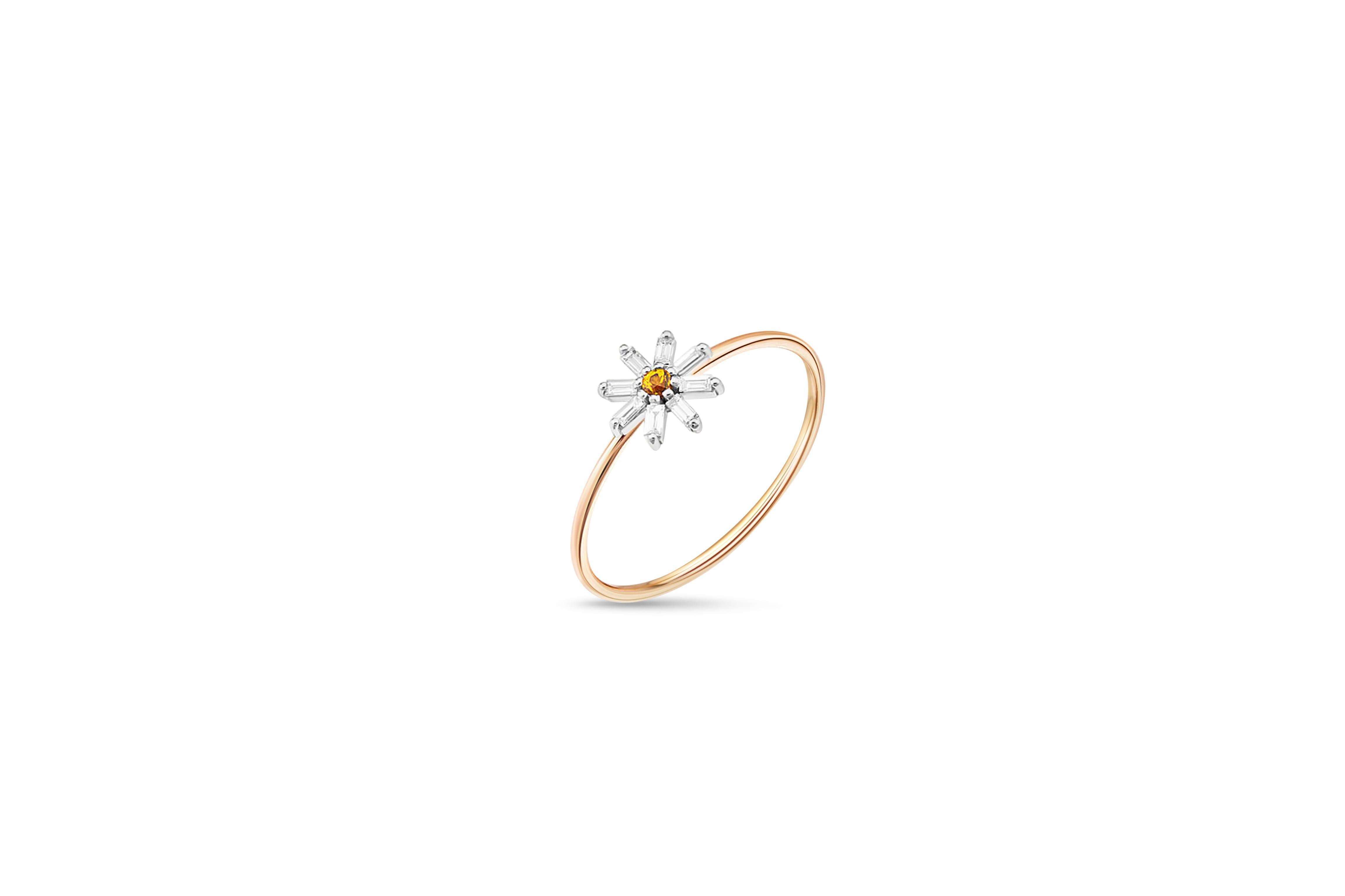 in vendita:  Anello nuziale a fiore in oro 14k 2