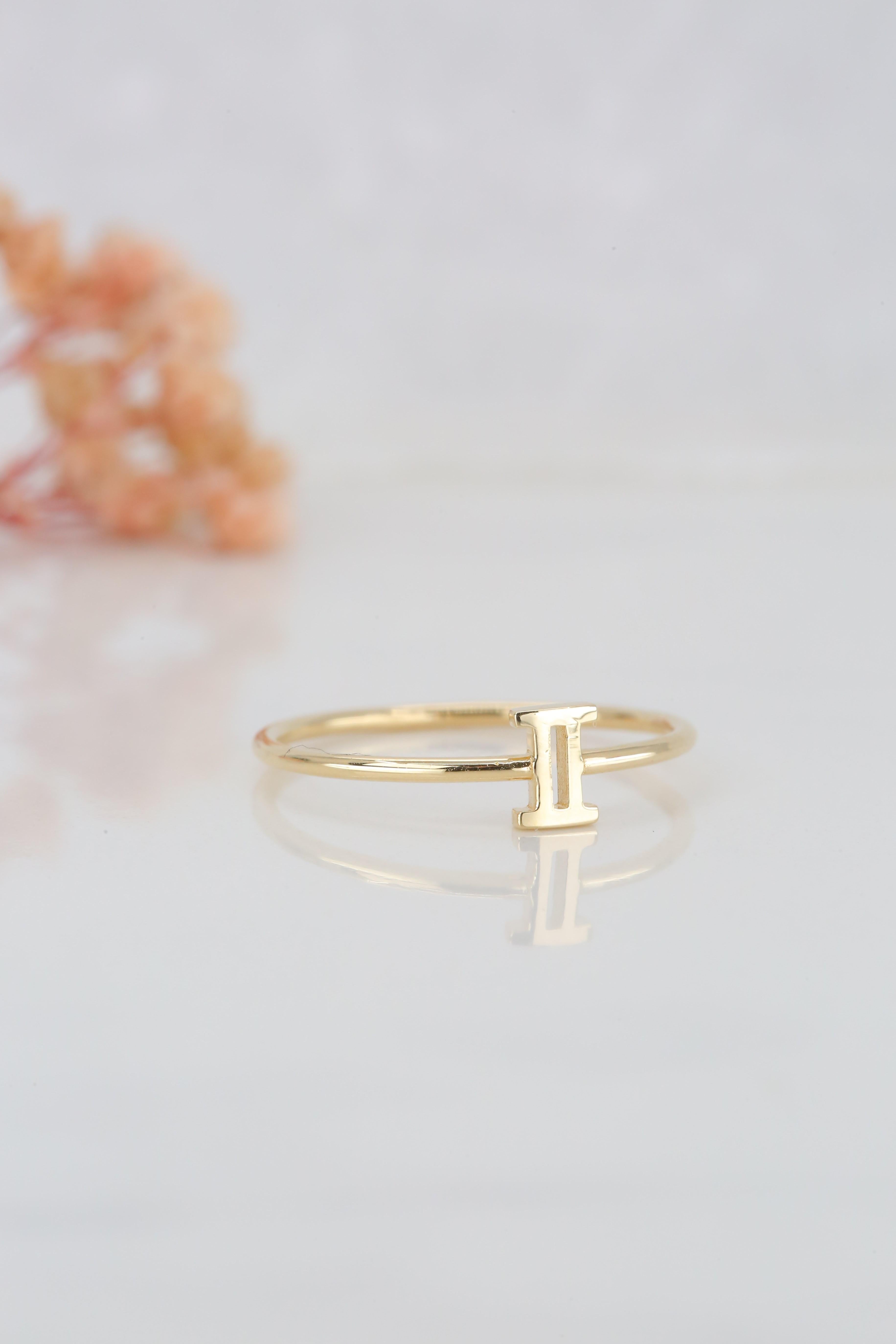 For Sale:  14K Gold Gemini Zodiac Ring, Gemini Sign Zodiac Ring 10