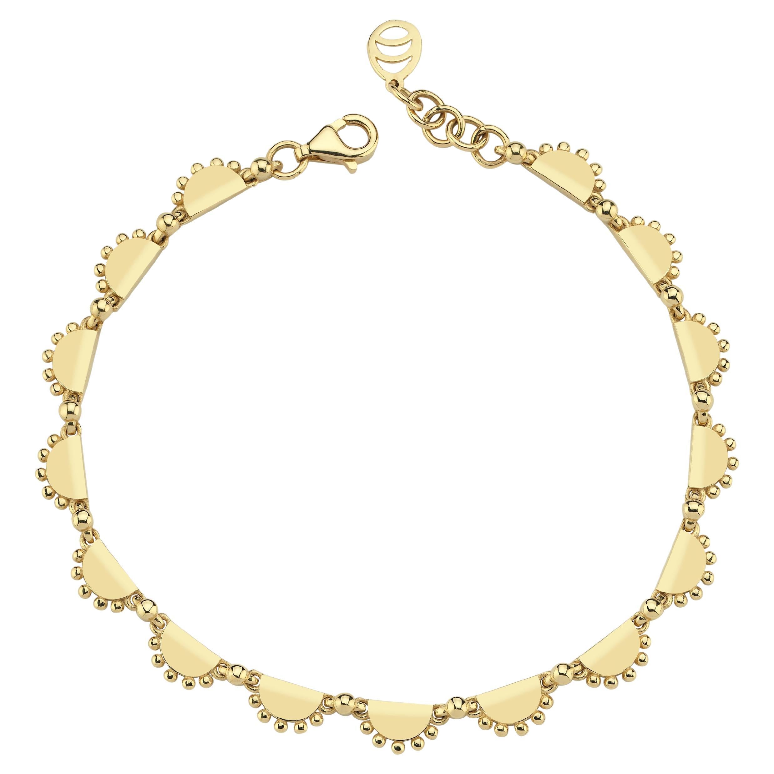 Oro 14k  Bracciale Gipsy