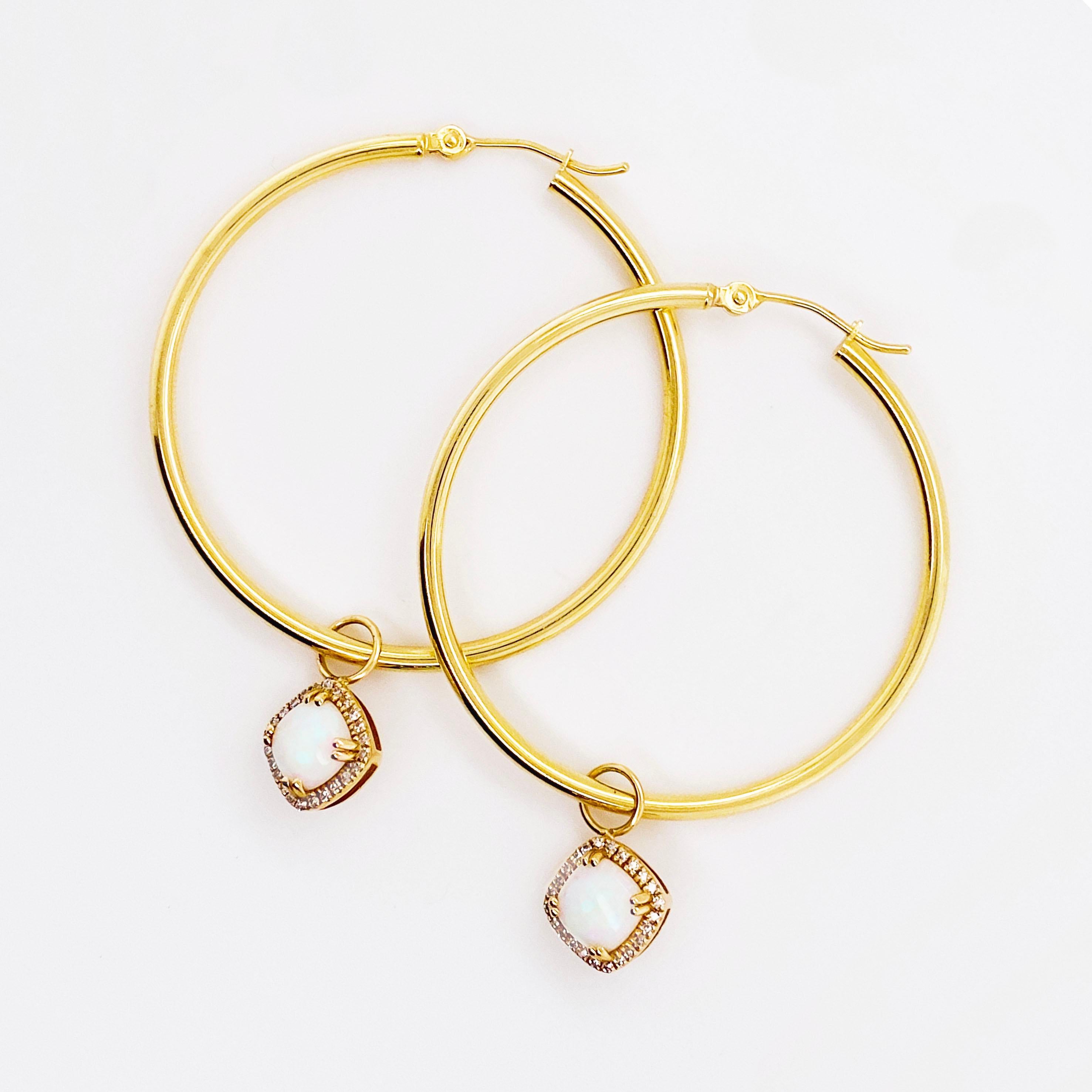 14 Karat Gold Hoop Earrings 1