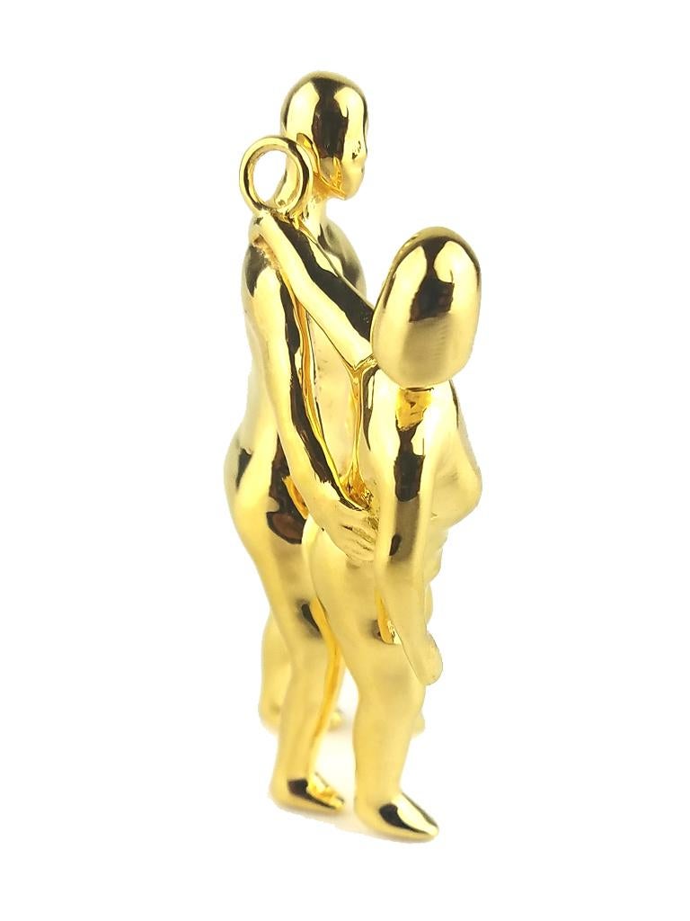 14K Gold Kotch Sculpture/Pendant by Pieces by Nicholas Moore In New Condition For Sale In Brooklyn, NY