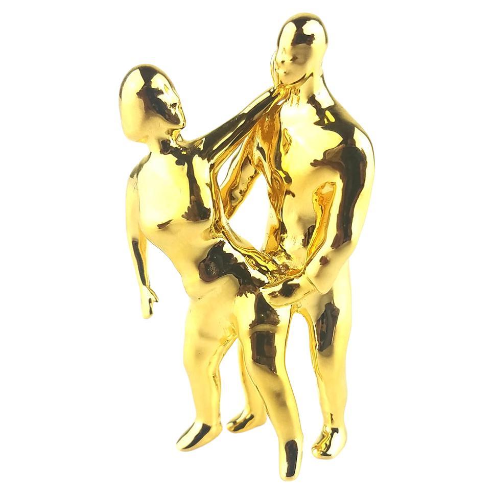 14K Gold Kotch Sculpture/Pendant by Pieces by Nicholas Moore For Sale