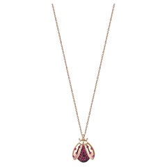 14k Gold Ladybug Necklace, Dainty Laydybird Necklace, Animal Necklace