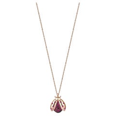 Collier de coccinelles en or 14k. 