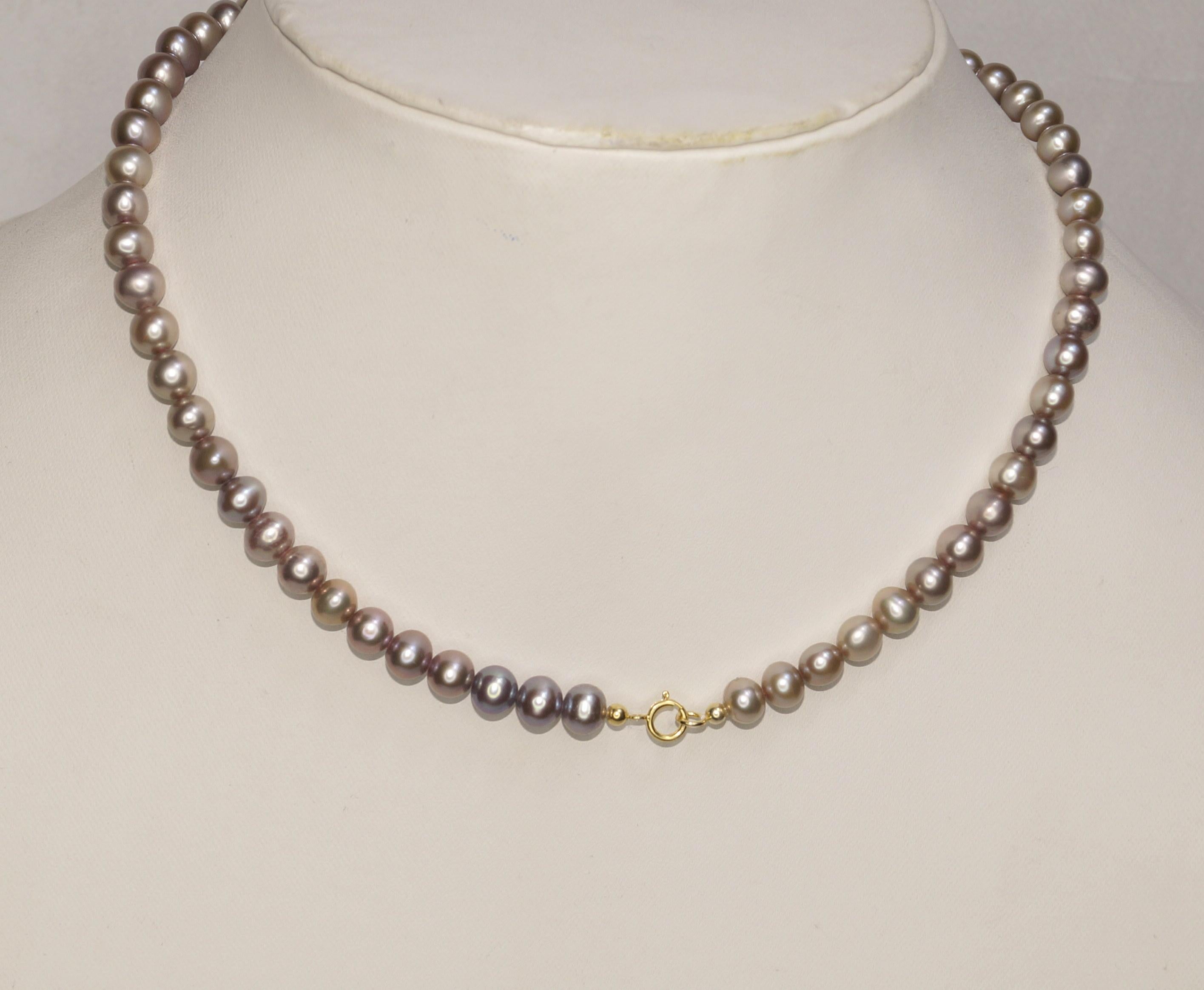 7mm pearl necklace
