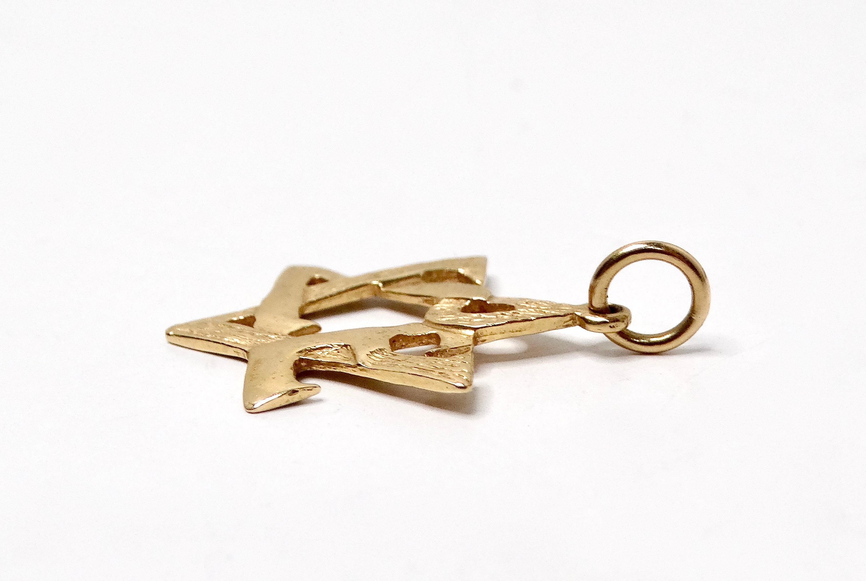 Colgante de oro de 14 quilates 