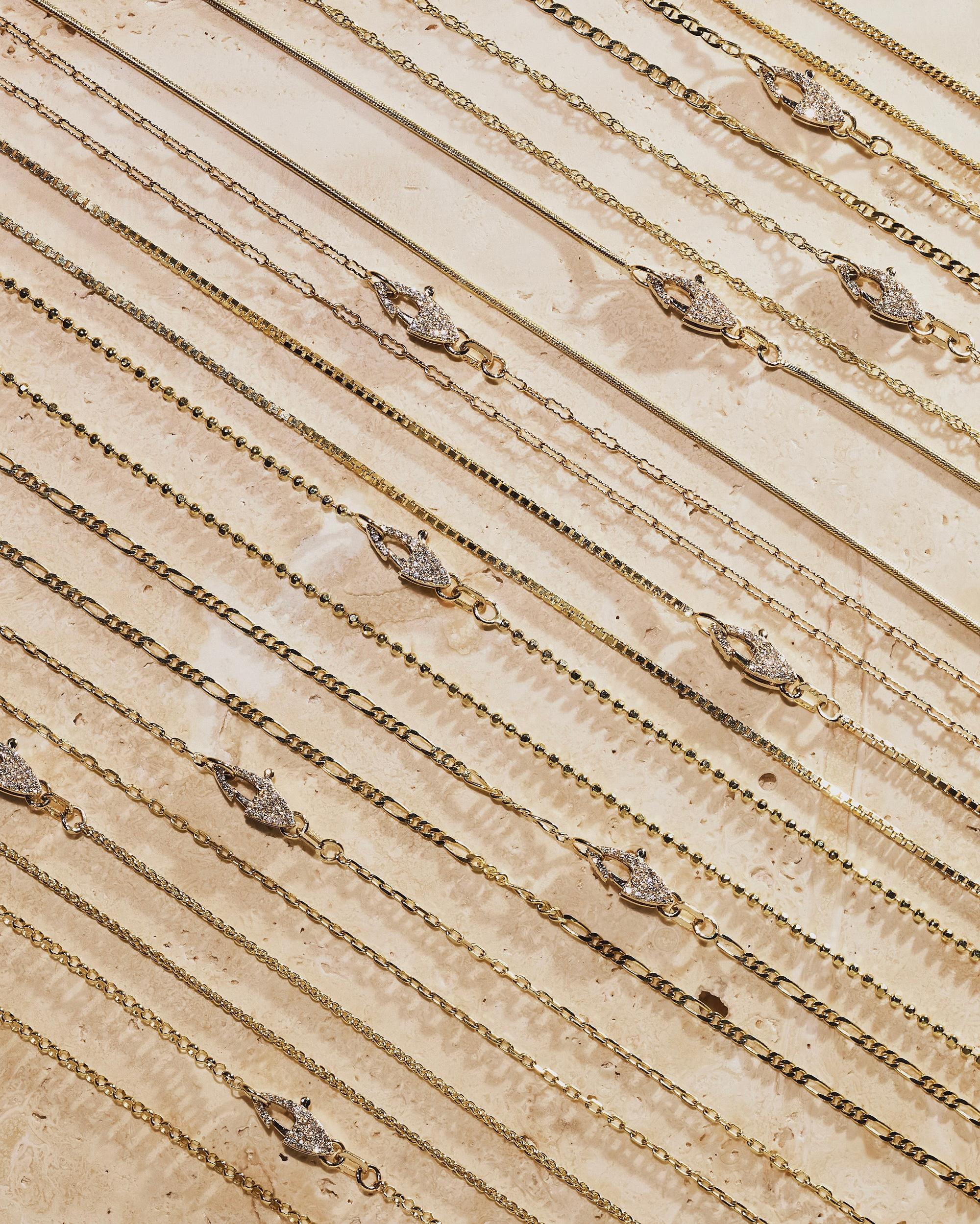 Collar de Diamantes con Cadena Mariner de Oro Amarillo de 14k by Series of Eleven en venta 1